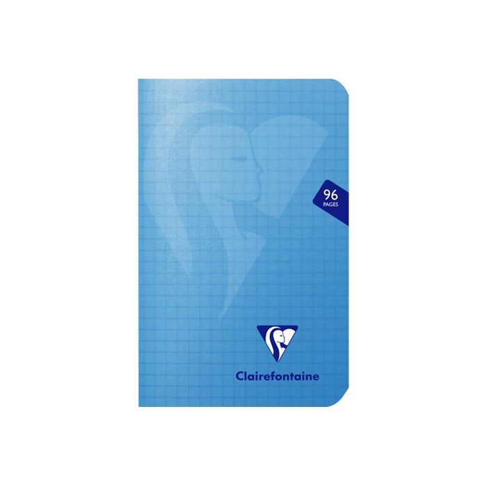 Clairefontaine - Carnet 9 x 14 cm - 96 pages - petits carreaux (5x5 mm) -  disponible dans différentes couleurs Pas Cher | Bureau Vallée