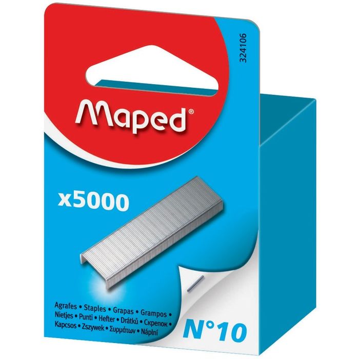 Maped - Mini Agrafeuse Essentials E3523 - capacité de 15 feuilles - agrafes  n°10 Pas Cher | Bureau Vallée