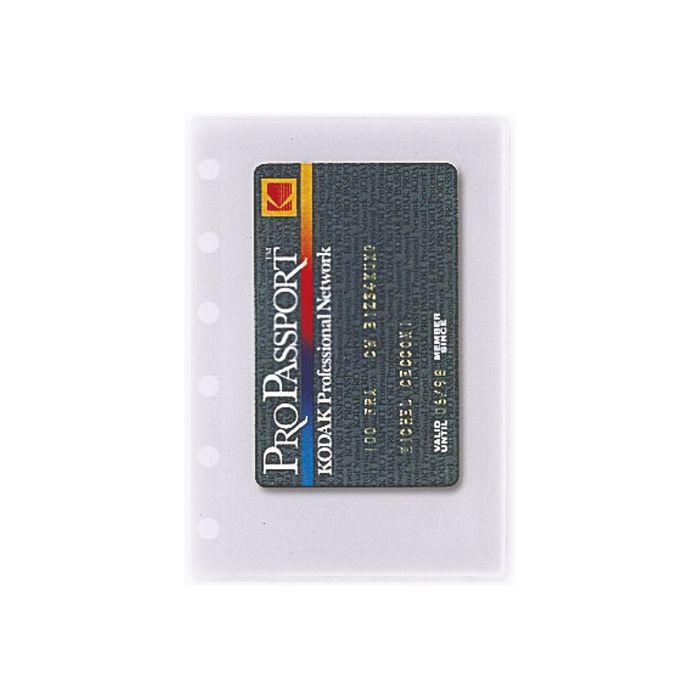 Exacompta - Paquet de 10 recharges pochettes pour porte-cartes de