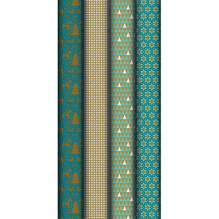 Clairefontaine Eurowrap - Papier cadeau - 70 cm x 2 m - 57 g/m² -  différents motifs modernes disponibles Pas Cher
