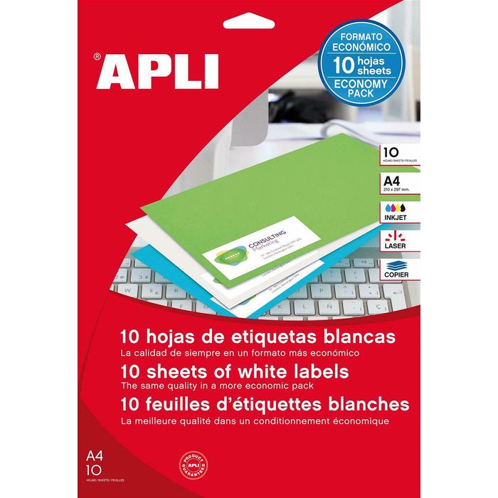 Pochette d'œillets pour classeur en papier recyclé APLI AGIPA