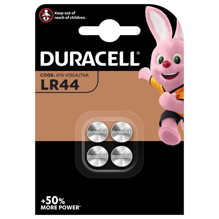 Duracell - 4 piles boutons LR44 1,5V - Piles spécifiques - Rue du