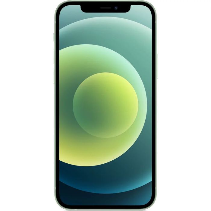Vitre arrière iPhone 12 mini Vert (Grand trou) Sans Logo