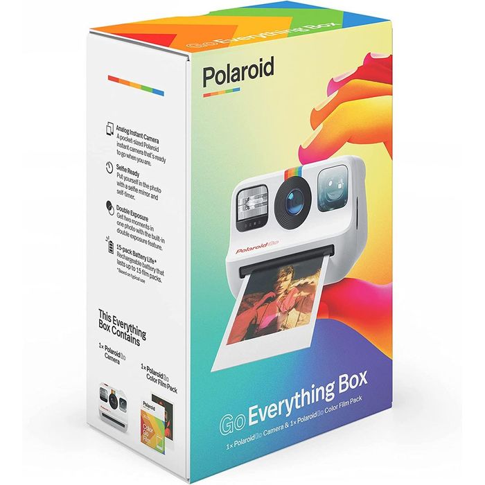 Polaroid Go Everything Box - pack appareil photo instantané blanc