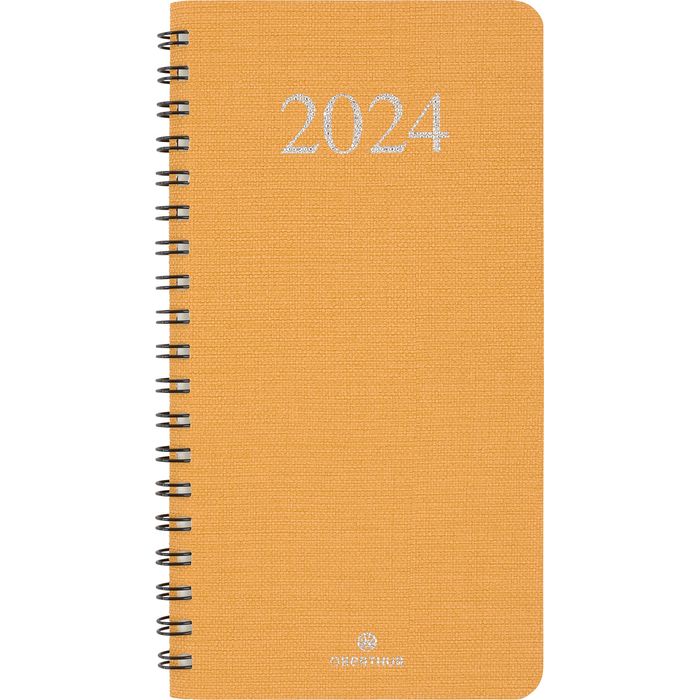 Agenda De Poche Idena 2026 - Format 13x21 Cm, 1 Semaine Par Page, Noir, Avec élastique Et Ruban Marque-page