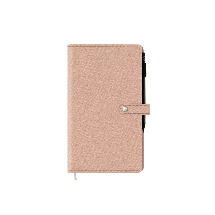 Agenda De Poche Spirale LADY KENT 2026 - Format 9,5x17cm - Couverture Verte Amovible - Bilingue Français/anglais - Semaine Sur 2 Pages