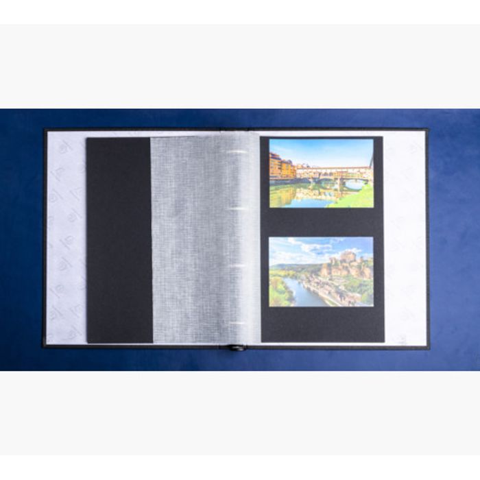 Album Per Cartoline Exacompta - 200 Posti - Formato 20x25,5 Cm - Per Collezionisti - Foto 5