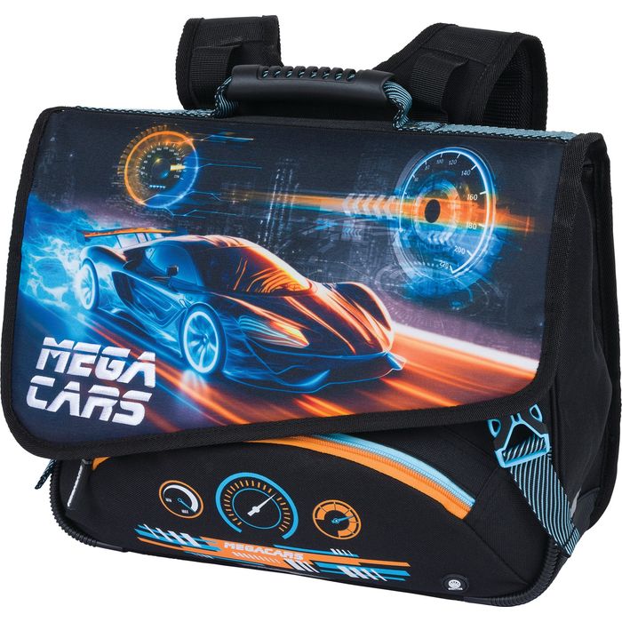 Cartable Megacars ou Megabikes 38 cm 2 compartiments