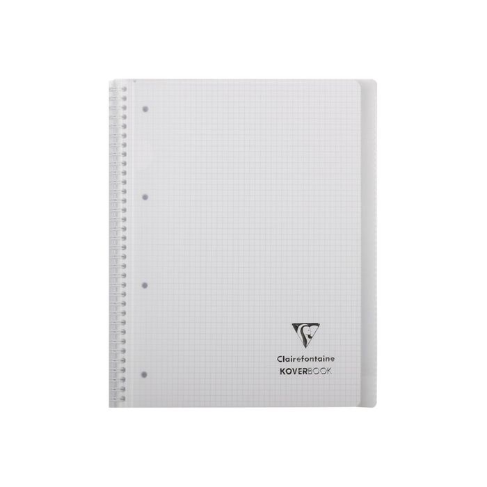 Clairefontaine Koverbook Cahier De Texte Spirale 17x22cm - Grands Carreaux 148 Pages