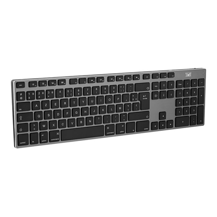 T'nB iClick - clavier sans fil Azerty pour Mac - gris Pas Cher
