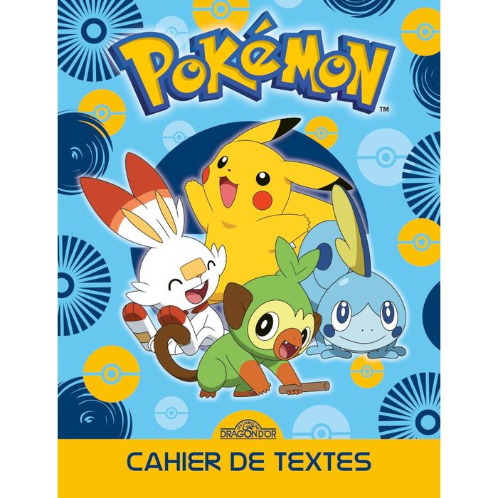 Cahier de textes Pokemon Pas Cher