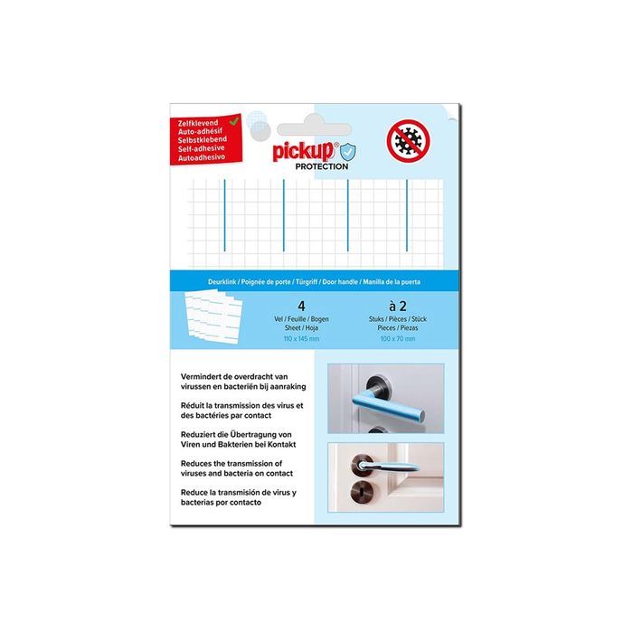 Pickup - 8 Films de protection adhésifs - antimicrobien - 100 x 70 mm Pas  Cher