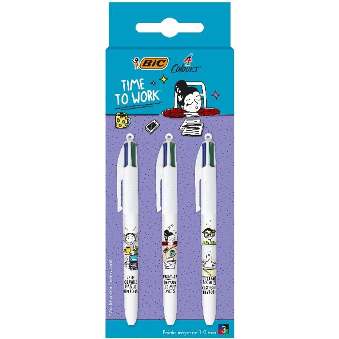 Legami - Pack de 3 recharges pour stylo gel effaçable - pourpre