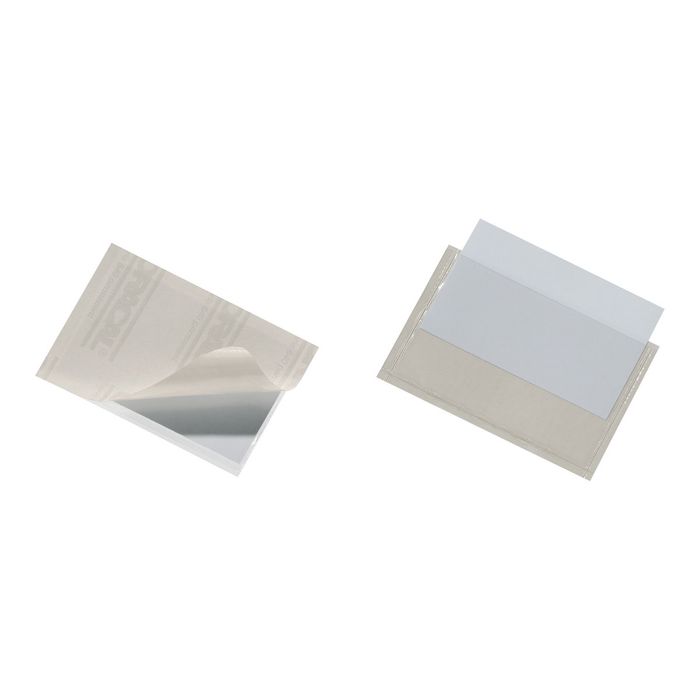 Durable Pocketfix - 10 Pochettes autocollantes pour cartes de