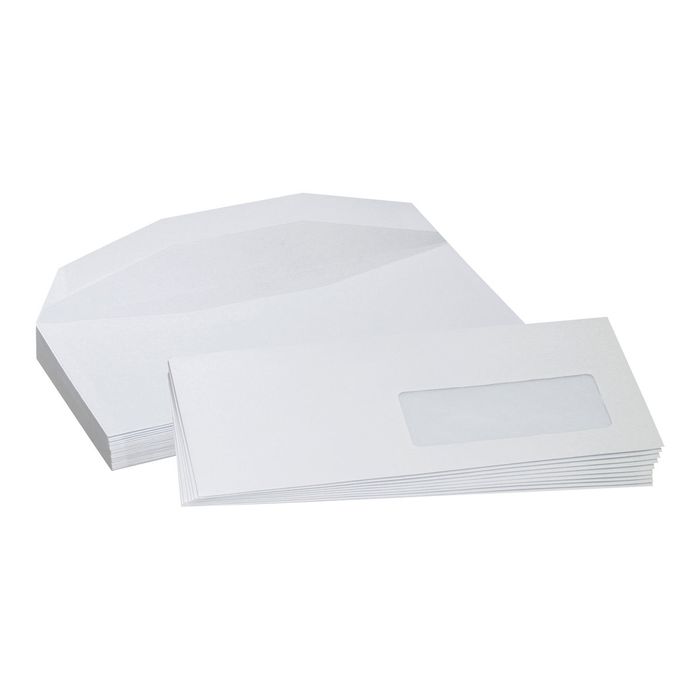Enveloppes commerciales blanches sans fenêtre - 162 x 229 mm - 90g -  FIDUCIAL OFFICE SOLUTIONS