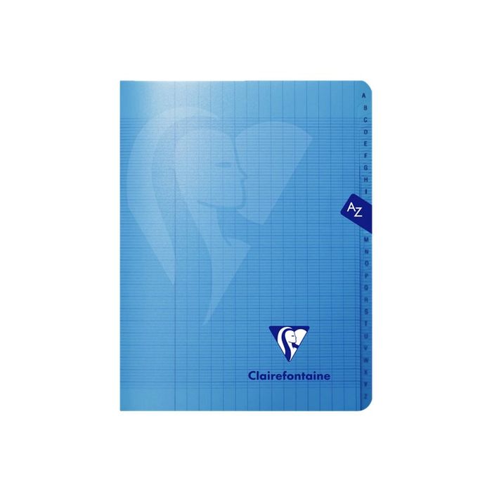 Clairefontaine - Répertoire A4 (21 x 29,7 cm) - 192 pages - petits carreaux  (5x5 mm) - disponible dans différentes couleurs Pas Cher