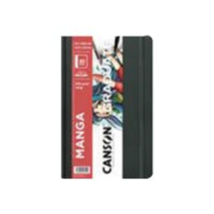 Canson Graduate Manga - Carnet de dessin - 14 x 21 cm - 80 pages - 200 gr  Pas Cher
