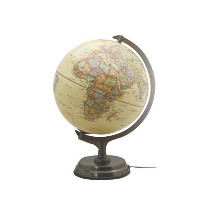 Tapis de souris illuminé de carte du monde, taille: 45 x 40 x 0,4