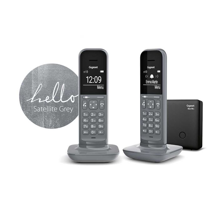 Gigaset A270 Duo téléphone DECT sans fil, 1 combiné supplémentaire, noir