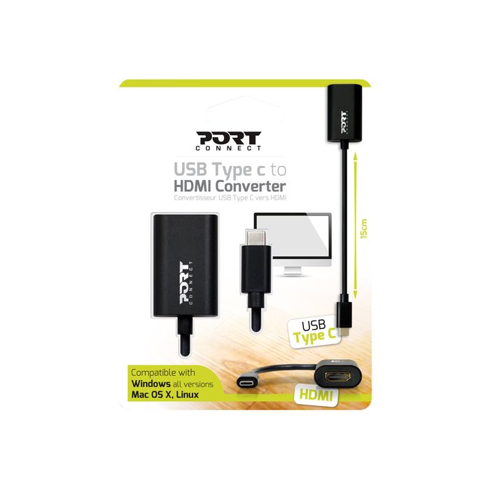 Adaptateur HDMI USB-C - Mobility - Connectique - Hub - Accessoires  bureautiques - Matériel Informatique High Tech