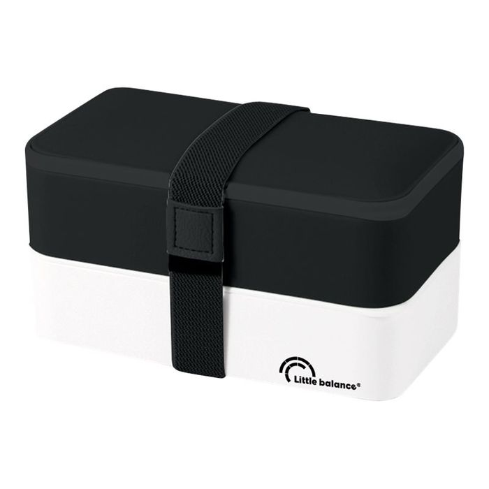 Little Balance - Lunch box boîte repas - blanc/noir - 1,2 L Pas Cher