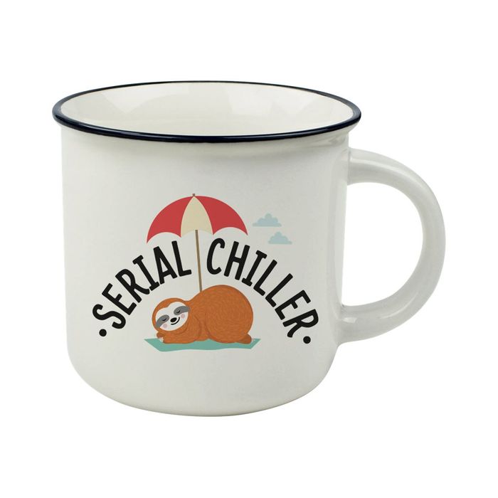 Legami - Cup Puccino, Tasse en porcelaine New Bone China, thème Book Lover, Take a Break Collection, Capacité 350 ml, Lavable au lave-vaisselle, Passe au micro-ondes (CUP0045
