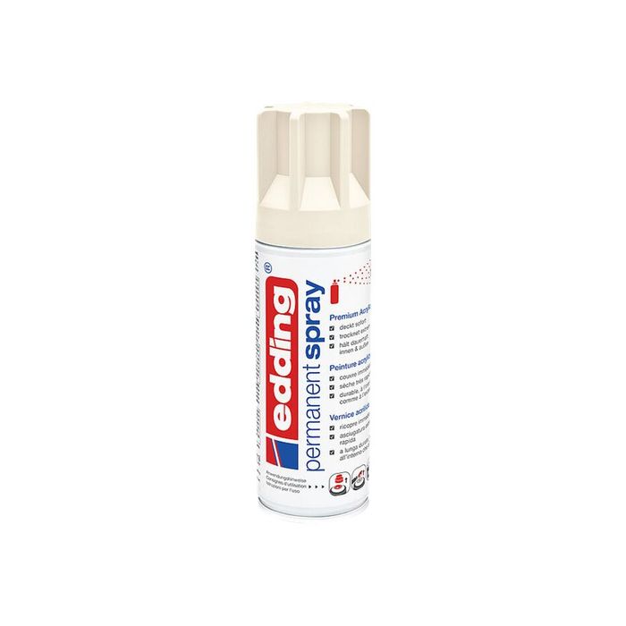 Edding 5200 - Bombe de peinture acrylique - blanc crème - mat - 200 ml Pas  Cher