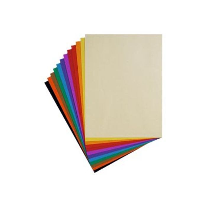 Clairefontaine - pochette papier à dessin - 12 feuilles - 24 x 32 cm - 160G  - couleurs vives Pas Cher