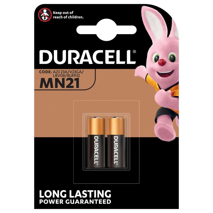 Piles spéciales MN21 Duracell Alcaline 12V (par 2) - Bestpiles