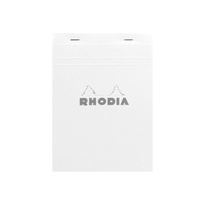 Rhodia - Bloc notes N°16 - A5 - 160 pages - petits carreaux - 80g - blanc  Pas Cher