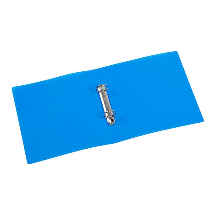 CALFOVERA Classeur A6 en Cuir Synthétique Rechargeable Souple pour Carnet de Voyage Agenda à 7 Anneaux Classeur à Feuilles Mobiles avec Pochette de Séparation pour Réunion Papier (Bleu Foncé