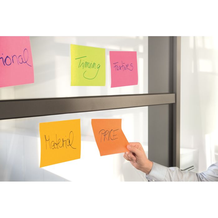Post-it - 3 Blocs notes Super Sticky - grand format - Meeting notes Pas  Cher