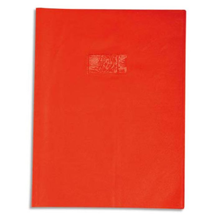 3210330720036-Calligraphe - Protège cahier sans rabat - 17 x 22 cm - rouge--0