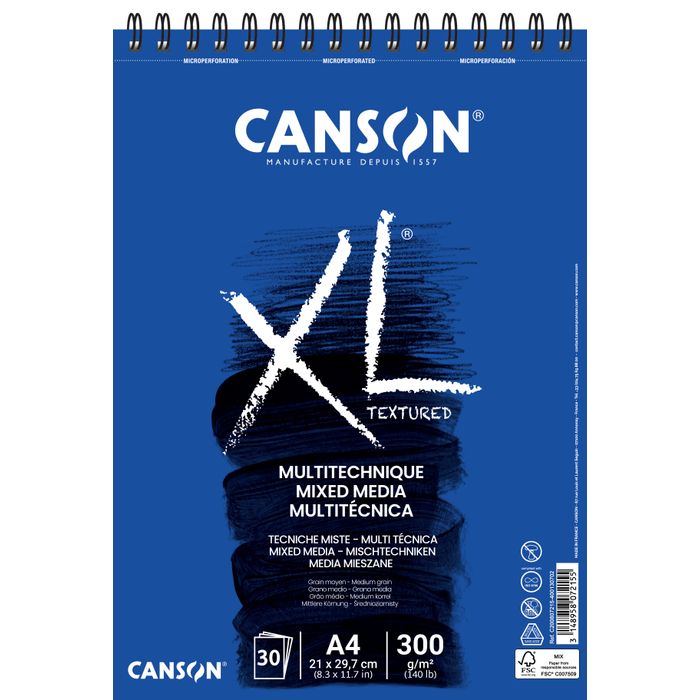 Canson - XL - bloc dessin croquis - 30 feuilles - A4 - 300G - blanc Pas  Cher