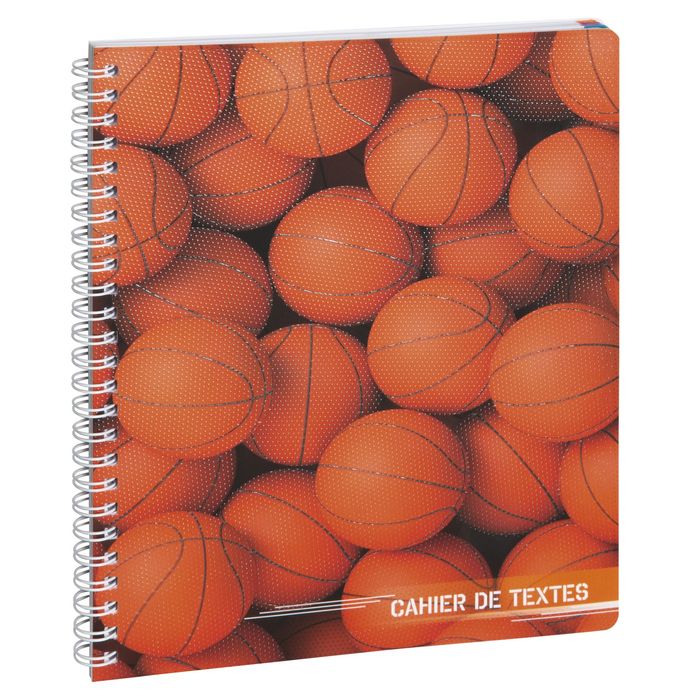 Cahier de textes spiralé Sports - 17 x 22 cm - disponible dans différentes  couleurs - Exacompta Pas Cher