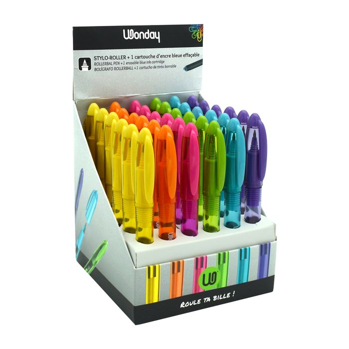 SOL Lot de 6 stylos multicolores 10 en 1 tout-en-un | Stylo multicolore  avec 10 couleurs d'encre vives | Stylos multicolores rétractables pour  cadeau