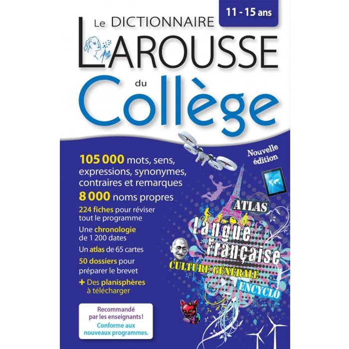 Larousse Dictionnaire du Collège 11-15 ans Pas Cher