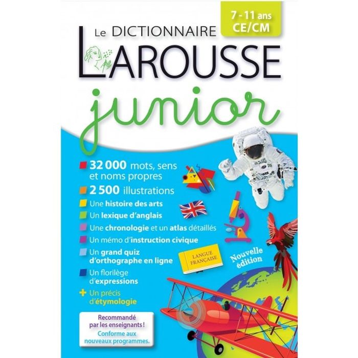Larousse Dictionnaire Junior 7-11 ans Pas Cher