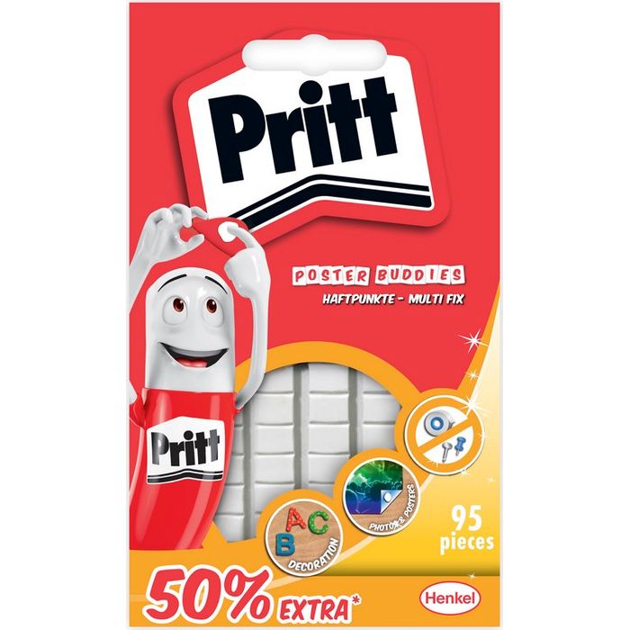 Pritt - Pâte à fixer double face + 50% gratuit Pas Cher