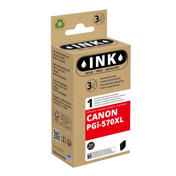Canon PGI-570XL - compatible Wecare K12668W4 - noir - cartouche d'encre Pas  Cher