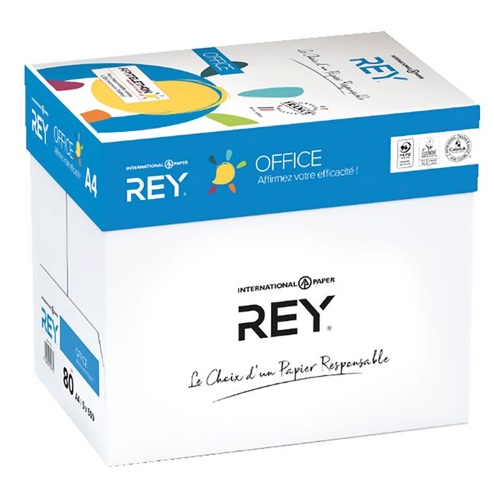 REY - Ramette de papier A4 blanc - 500 feuilles - 80 g - JPG