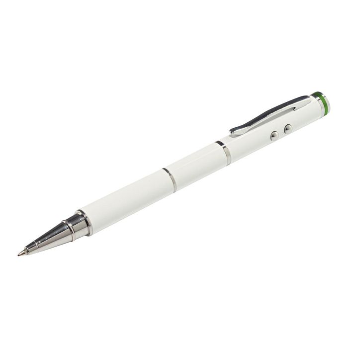 Leitz Complete 4 in 1 - Stylet / lampe torche / stylo à bille / pointeur  laser - blanc Pas Cher