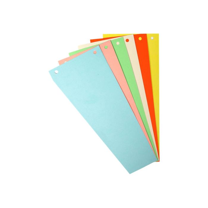 Exacompta Forever - 100 fiches intercalaires - 105 x 240 mm - couleurs  assorties Pas Cher