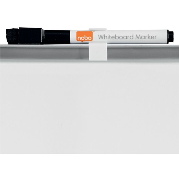 Mini tableau blanc bloc-notes de bureau Nobo incliné en acrylique