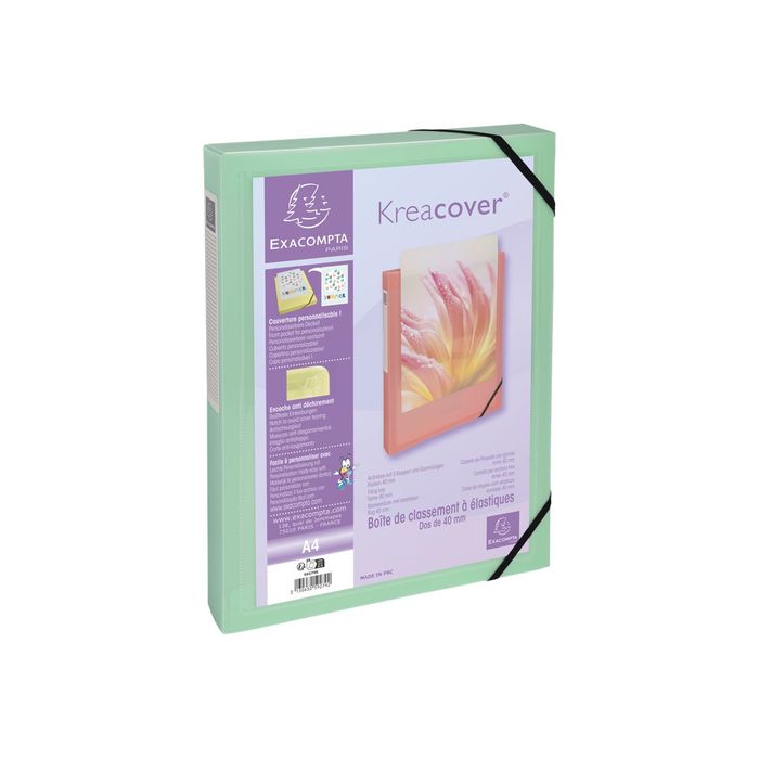 Exacompta - Réf 56190E - Carton de 8 trieurs Forever Young - 8 compartiments - dim 25x32 cm
