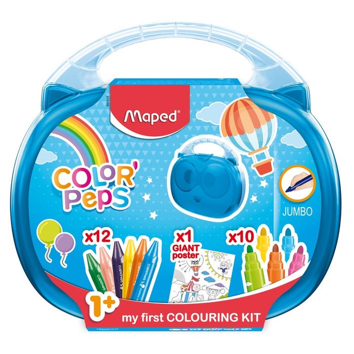 Kit de coloriage MAPED Colouring Set, 33 pièces, 10 Feutres