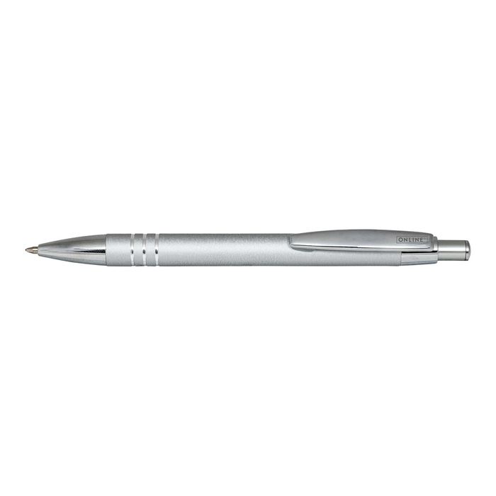 ONLINE stylo à bille graphite, stylo-bille en métal, stylo à bille  rétractable en aluminium, recharge remplaçable, encre noire, étui exclusif,  cadeau