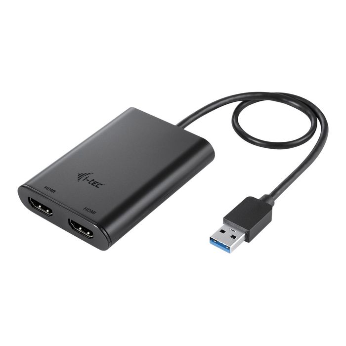 i-Tec - Adaptateur vidéo externe - USB 3.0 - 2 x HDMI Pas Cher