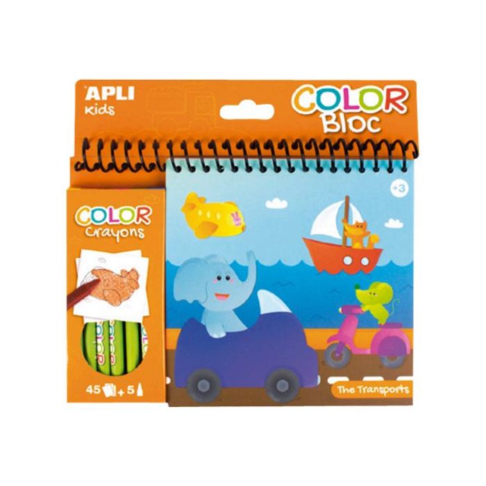 Dessin et coloriage enfant Apli Boîte de 8 feutres de couleur