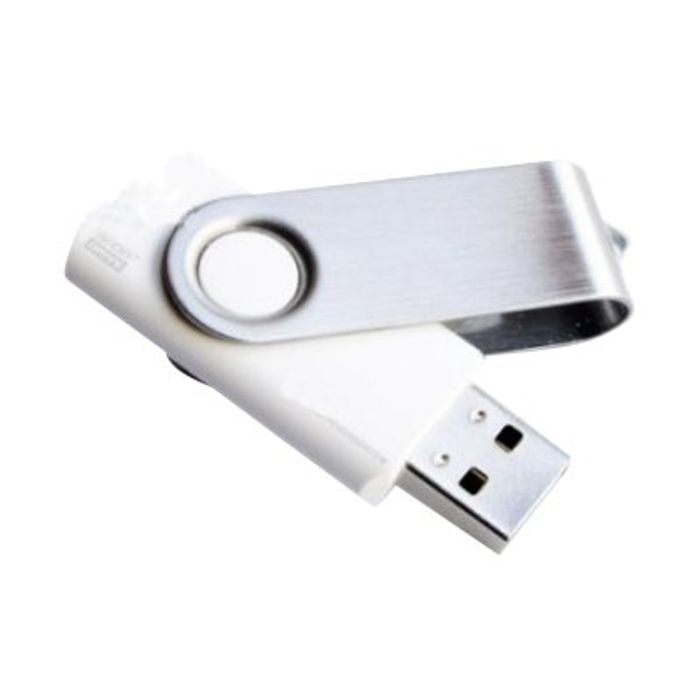 Clé USB personnalisable - 1 Go - Noir / Argent pas cher